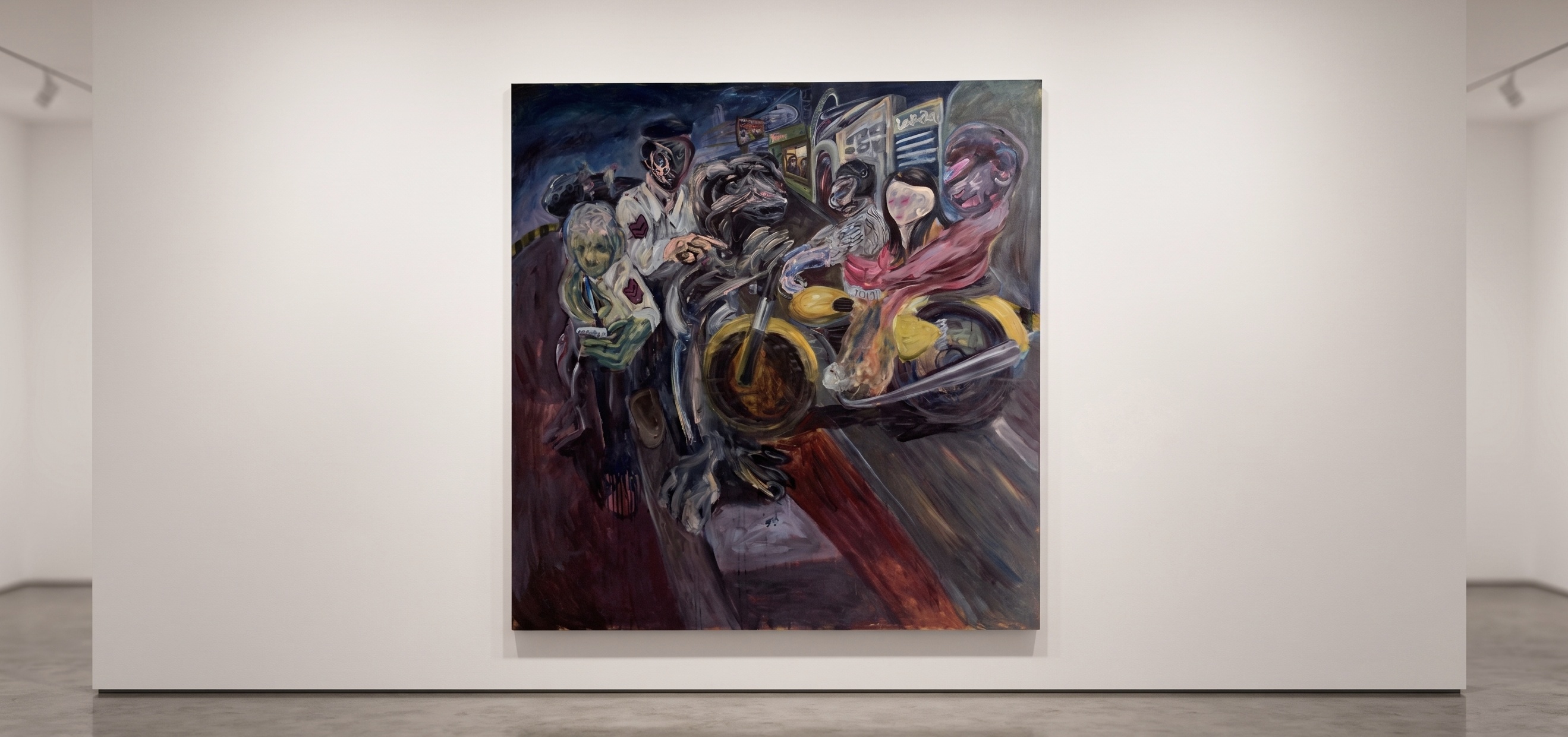 Installation view: The Mutual Guilt, at Maison de la Culture, Montreal
